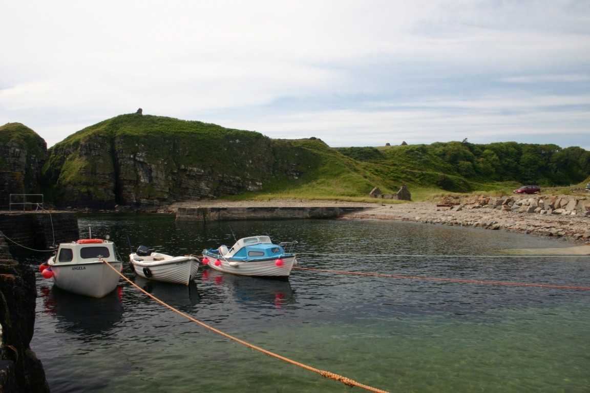 Boats In Latheronwheel Harbour